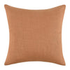 Chia Throw Pillow 22 Inch Brown White Coastal Striped Linen Pattern