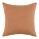 Chia Throw Pillow 22 Inch Brown White Coastal Striped Linen Pattern