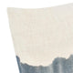 Throw Pillow Watercolor Design 20 Inch Blue and White Flax Linen BM331587