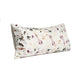 Lumbar Throw Pillow Flower Design 16x36 Inch Multicolor Cotton Linen BM331588