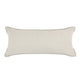 Lumbar Throw Pillow Flower Design 16x36 Inch Multicolor Cotton Linen BM331588