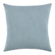 Tiso Throw Pillow Woven Tape Pattern 24 Inch Blue Cotton Linen Blend BM331592