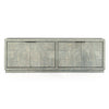 Amya Antique Blue Serving Buffet Cabinet Sideboard Console 2 Shelves BM331601
