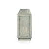 Amya Antique Blue Serving Buffet Cabinet Sideboard Console 2 Shelves BM331601