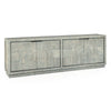 Amya Antique Blue Serving Buffet Cabinet Sideboard Console, 2 Shelves
