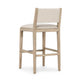 Esme Barstool Chair Transitional Backrest Wood Frame Sand Polyester BM331602