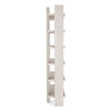 Tova Bookshelf 6 Shelves Modern Design Whitewash Oak Wood 91 Inch BM331608