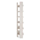 Tova Bookshelf 6 Shelves Modern Design Whitewash Oak Wood 91 Inch BM331608