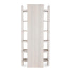 Tova Bookshelf 6 Shelves Modern Design Whitewash Oak Wood 91 Inch BM331608