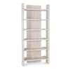 Tova Bookshelf, 6 Shelves Modern Design, Whitewash Oak Wood 91 Inch