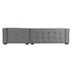 Nemy 2pc Sectional Sofa with Chaise Modern Gray Polyester 125 Inch BM331609