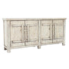 Iver Serving Buffet Cabinet Sideboard Console, Antique White 74 Inch
