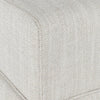 Kano Dining Chair Set of 2 Birch Wood Gray Skirted Slipcover BM331619