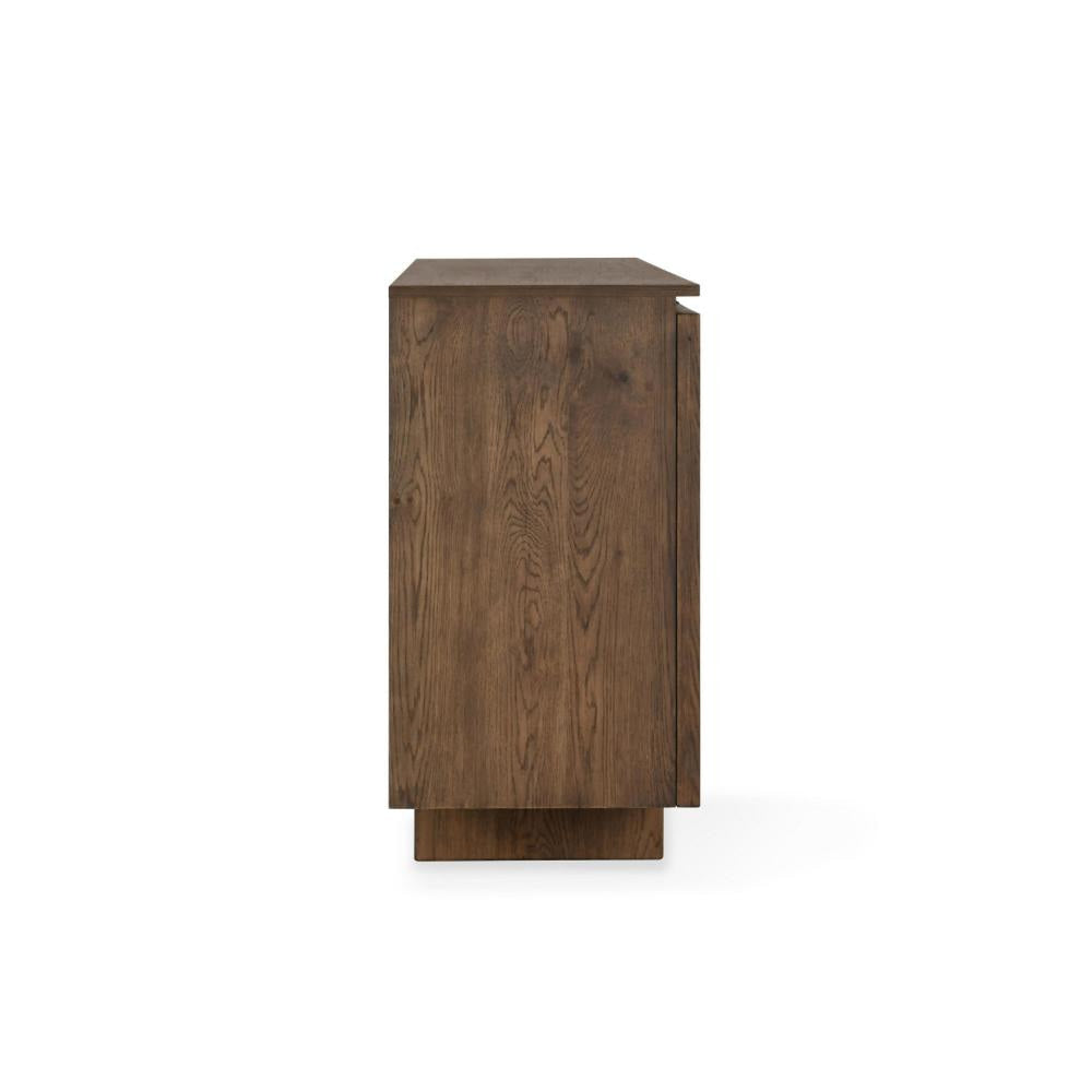 Cove Serving Buffet Cabinet Sideboard Console 4 Doors Brown 82 Inch BM331633