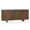 Cove Serving Buffet Cabinet Sideboard Console, 4 Doors, Brown 82 Inch