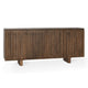 Cove Serving Buffet Cabinet Sideboard Console, 4 Doors, Brown 82 Inch