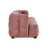 Kaio Sofa with Glam Retro Blush Pink Biscuit Tufted Velvet 91 Inch BM331643