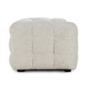 Eifa Sofa with Glam Retro Light Beige Biscuit Tufted Fabric 95 Inch BM331644