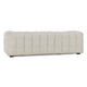 Eifa Sofa with Glam Retro Light Beige Biscuit Tufted Fabric 95 Inch BM331644
