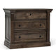 Adele Nightstand 3 Drawers Classic Cocoa Brown Mango Wood 36 Inch BM331652