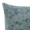 Piper Accent Throw Pillow 22 Inch Square Blue Chenille Woven Pattern BM331666