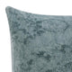 Piper Accent Throw Pillow 22 Inch Square Blue Chenille Woven Pattern BM331666
