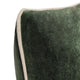 May Accent Throw Pillow 22in Stonewashed Forest Green Cotton Velvet