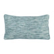 Avu Lumbar Accent Throw Pillow, 14x26, Woven Texture, Blue and White