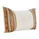 Lumbar Accent Throw Pillow 14 x 26 Chestnut Brown Woven Cotton BM331682
