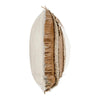 Lumbar Accent Throw Pillow 14 x 26 Chestnut Brown Woven Cotton BM331682