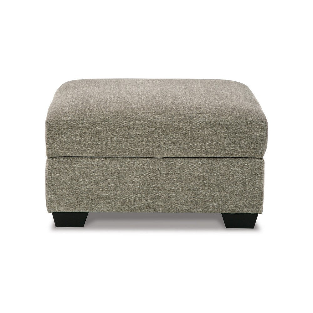 Ashley Croi Ottoman 36 Inch Hidden Storage with Cup Holders Taupe Gray BM331705
