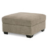 Ashley Croi Ottoman 36 Inch Hidden Storage with Cup Holders Taupe Gray BM331705