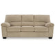Ashley Simy Sofa 83 Inch Modern Style Sand Beige Polyester Pillow Top Arms