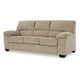 Ashley Simy Sofa 83 Inch Modern Style Sand Beige Polyester Pillow Top Arms