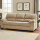 Ashley Simy Sofa, 83 Inch Modern Style Sand Beige Polyester, Pillow Top Arms