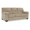 Ashley Simy Sofa, 83 Inch Modern Style Sand Beige Polyester, Pillow Top Arms