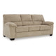 Ashley Simy Sofa, 83 Inch Modern Style Sand Beige Polyester, Pillow Top Arms