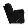 Ashley Simy Manual Recliner Accent Chair 40 Inch Black Polyester Corduroy BM331728