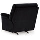 Ashley Simy Manual Recliner Accent Chair 40 Inch Black Polyester Corduroy BM331728