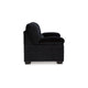 Ashley Simy Loveseat, 63 Inch Black Polyester Corduroy, Pillow Top Arms