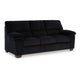 Ashley Simy Sofa, 83 Inch Black Polyester Corduroy, Modern Plush Pillow Arms