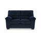 Ashley Simy Loveseat 63 Inch Navy Blue Corduroy Modern Pillow Top Arms BM331731