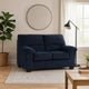 Ashley Simy Loveseat, 63 Inch Navy Blue Corduroy, Modern Pillow Top Arms