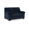 Ashley Simy Loveseat, 63 Inch Navy Blue Corduroy, Modern Pillow Top Arms