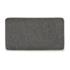 Ashley Iqay Accent Ottoman Black Faux Wood Pewter Gray Polyester 44 Inch BM331748