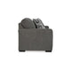 Ashley Iqay Oversized Accent Chair 1 Throw Pillow Pewter Gray Polyester BM331750