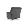 Ashley Anise Manual Rocker Recliner Chair Pull Tab Pewter Gray Polyester BM331755