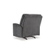 Ashley Anise Manual Rocker Recliner Chair Pull Tab Pewter Gray Polyester BM331755