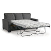 Ashley Anise Sofa Sleeper with Full Size Pull Out Bed, Pewter Gray Polyester