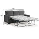 Ashley Anise Sofa Sleeper with Full Size Pull Out Bed, Pewter Gray Polyester